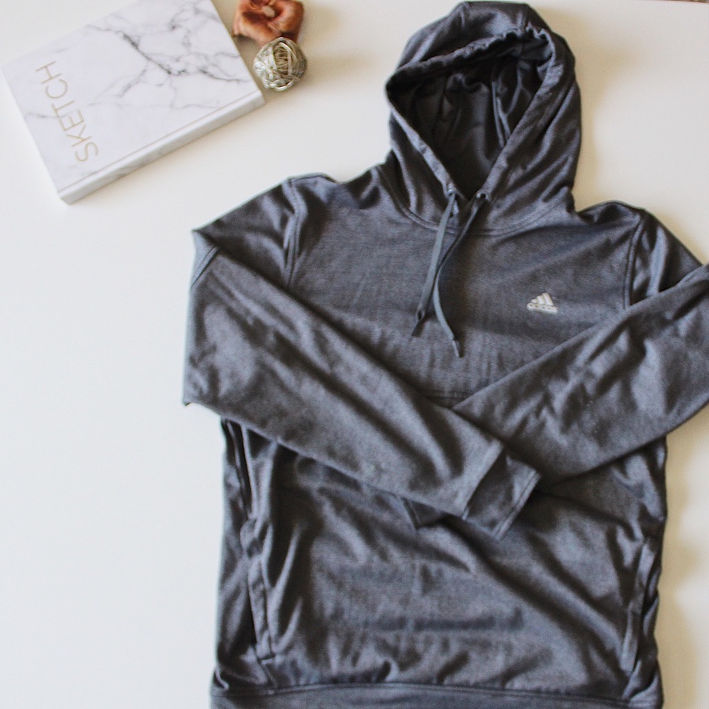 Adidas Hoodie. Gray